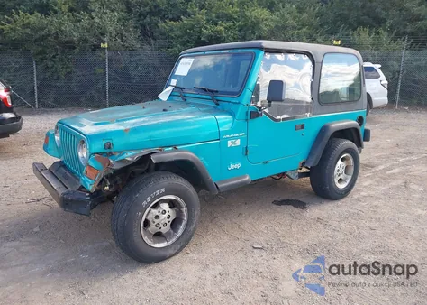 1997 Jeep Wrangler Se from USA, damaged, VIN 1J4FY29P7VP447481